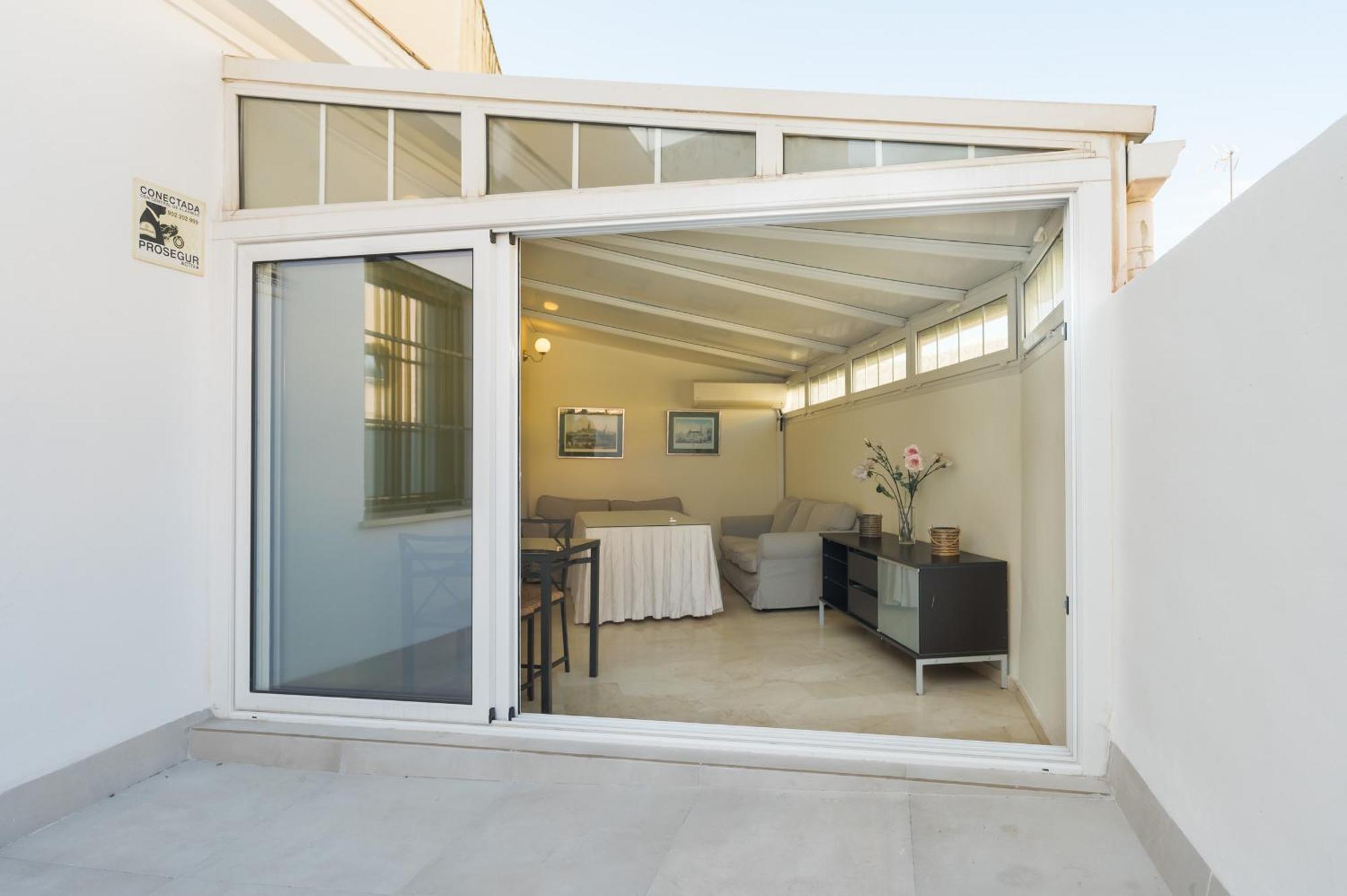 Wide With Terrace & Parking- 3Bd 2Bth- Alfalfa Sevilla Exteriör bild
